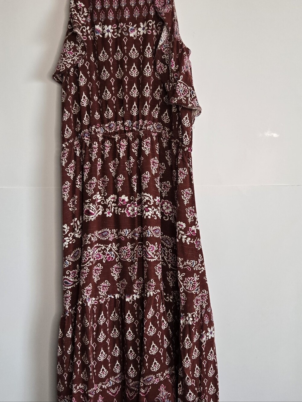 Art Class Girls Size S Paisley Floral medallion motifs Print Dress Boho